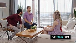 Scarlett Sage and Carlita Ray in bold swingers foursome