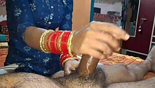 desi bhabhi gives massage ending in cum in mouth