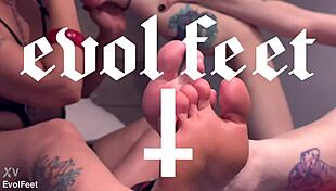 I Want You To Run Your Tongue Between My Toes, Feeling The Goddess's Feet