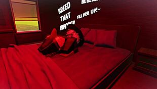 Stretching Out Femboy's Ass With Monster Cock During Rough Sex