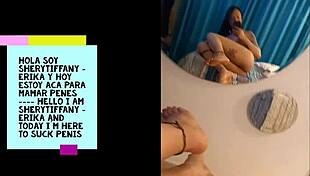 i suck erika transgenero's natural tits and get oral sex