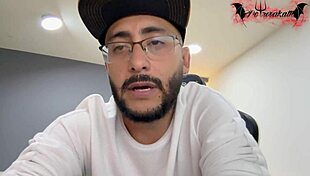 Sloppy Blowjob and Ball Licking on First Day!