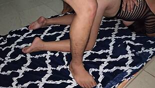 I fucked my sexy latina student with her big hairy pussy on my small cock, she wants more.