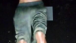 Beautiful woman in park casting interview