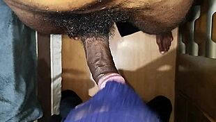 suited man gets filled and goes to office ragged