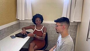 Gym Receptionist Blowjob!