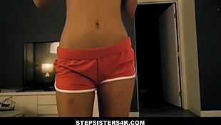 Italian stepsister Amara Romani seduces stepbrother with her big ass