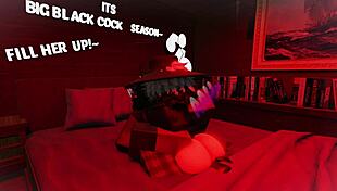 Stretching Out Femboy's Ass With Monster Cock During Rough Sex