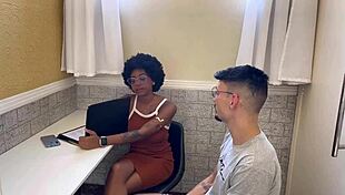 Gym Receptionist Blowjob!