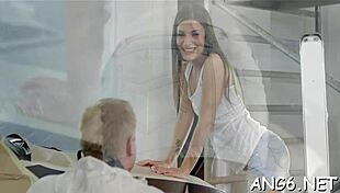 mesmerizing girl in extreme scene