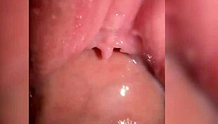 I fucked a juicy pussy full of cum in close up view