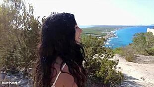 Linda del sol - formentera sex party with ass shaking and gaping pussy