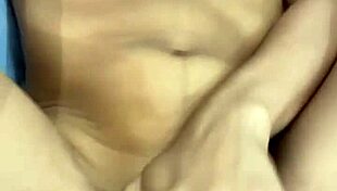 I got so horny and needed to cum with juicy pussy and panties in softcore homemade