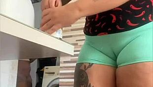 Japanese BBW Shows Off Swollen Pussy