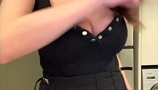 stepmom seduces with her milky tits and nipples