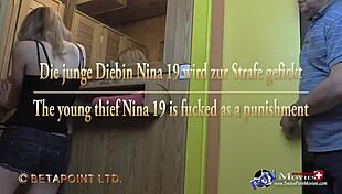 trailer - young thief nina 19 gets fucked as punishment in doggystyle 😈
