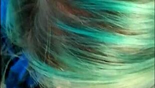 Tattooed mistress edges friend's cock in BDSM session