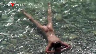 Beach Voyeur Slut Wife Gives Head And Gets Fucked In Public