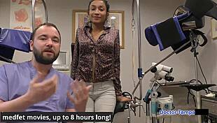 Dr. Tampa and Miss Mars in smuggling gloves and latex with handcuffs 😏