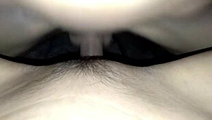 unfaithful wife with cuckolds friend in amateur homemade scene