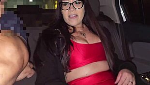 Barbara Fartura In Car With Watchers