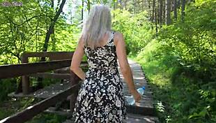 Remote Controlled Vibrator Fun In Park For Sweet Girl