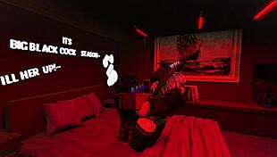 Stretching Out Femboy's Ass With Monster Cock During Rough Sex