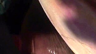 Ts gets sloppy blowjob from black dude, she says