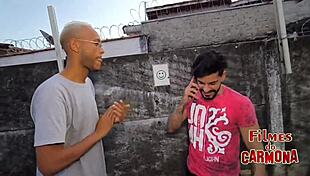 Boyfriend Gifts Girlfriend For Bareback Double Penetration And Cumshot!