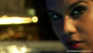 Indian lady engages in a powerful ritual fun session with dancing and teasing.