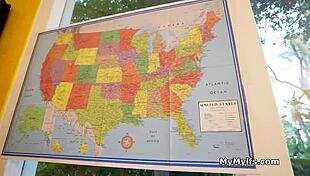 campaign manager in heels lingerie blows freeuse style for a vote