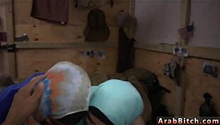 exploited arab teen gets first blowjob and pussy operation in army