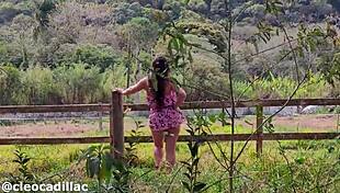 cleo cadillac trans doggystyle with caretaker son on farm