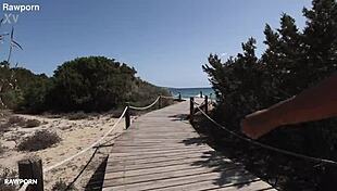 Linda del sol - formentera sex party with ass shaking and gaping pussy