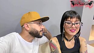 Sloppy Blowjob and Ball Licking on First Day!