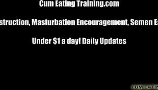 Femdom Commands You To Consume Your Own Cum In This BDSM Session