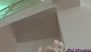 Classy European Amateur Rubs Her Pussy Intensely