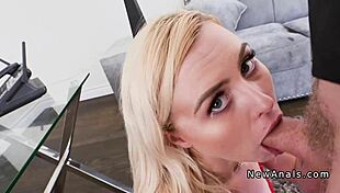 blonde patient visits doctor's office