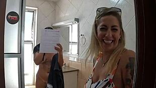 Bold group anal session with Renata and Julia in lingerie.