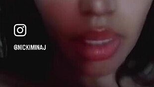 Nicki Minaj shares her ebony beauty in this IG video.