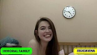 Wow, Felicia Vinas' Hungarian ass devours cock and cum in Budapest!