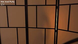 אני צופה בסילביה מחייכת מגיעה לאורגזמה מקרוב