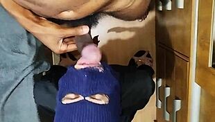 suited man gets filled and goes to office ragged