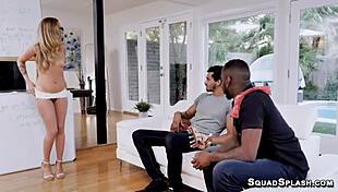 karla kush rides two black monster cocks in doggystyle threesome