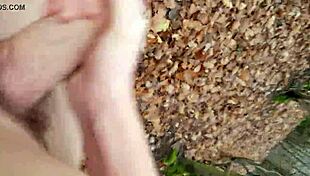 forest masturbation in nature outdoor