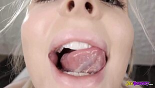 Blonde Teen Incredible Bbc Interracial Blowjob