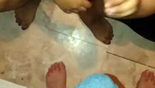 Sloppy latina deepthroats cock in caribbean