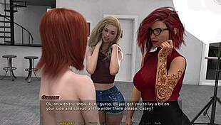 let's play casey's fall part 5, exposing shaved pussy outdoors?