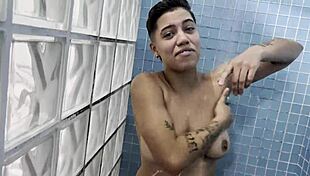In The Shower With Cristal Ortega