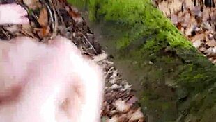 forest masturbation in nature outdoor